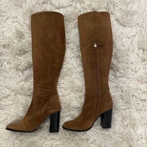 Zara Suede Tall Boot